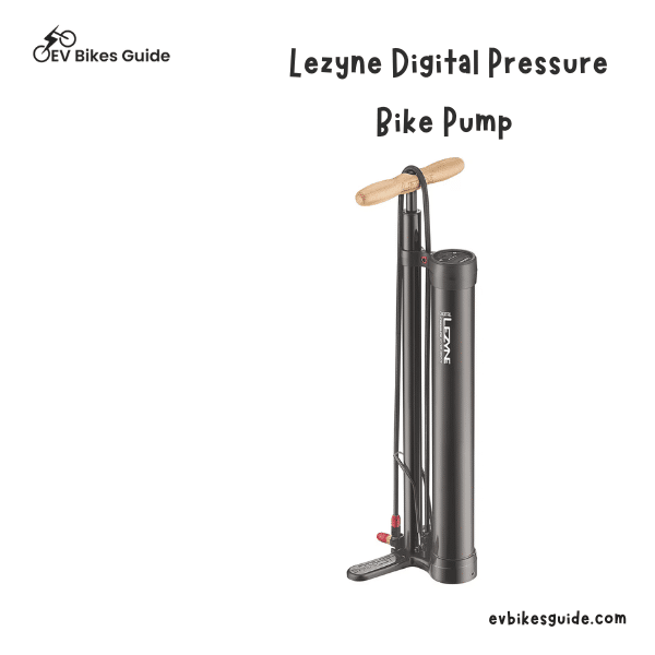 A view of the Lezyne bike pump