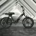 a black color e bike foldable
