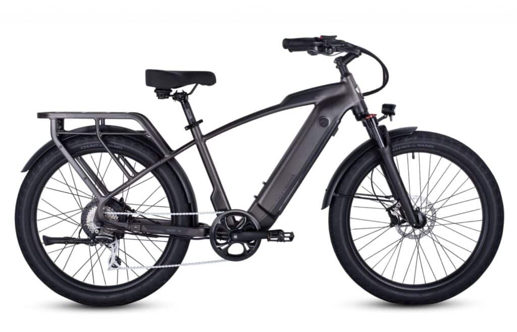 A side view of a Ride UP Café Cruiser Electric Bike