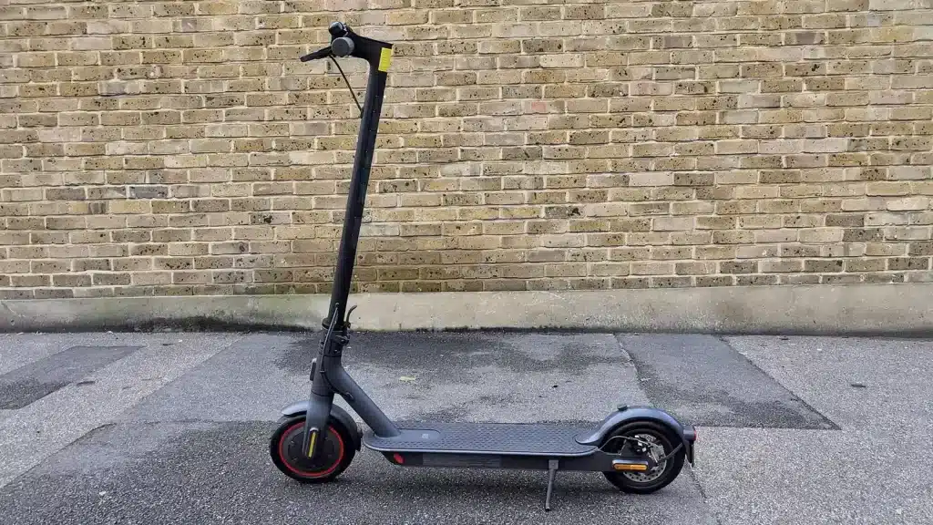 Xiaomi Mi Electric Scooter Pro standing on the road