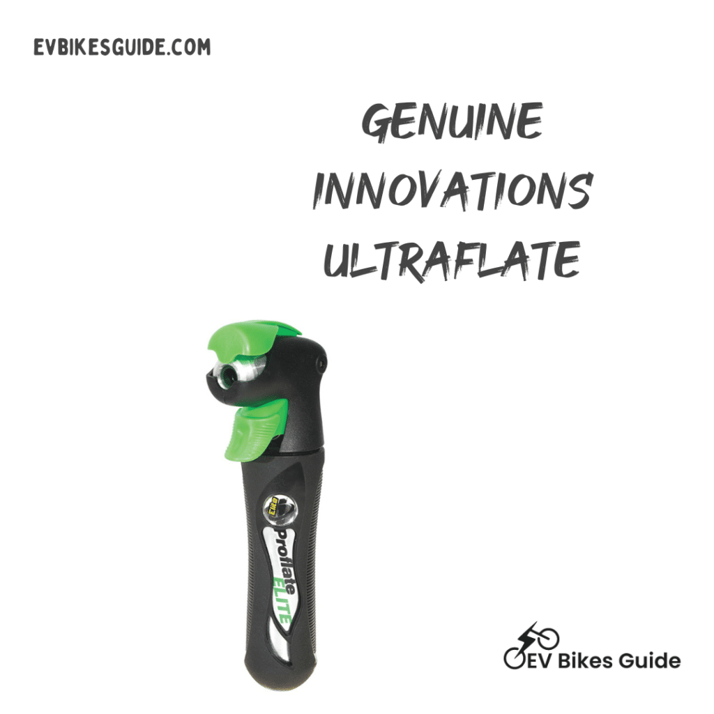 A view of Genuine Innovations Ultraflate bike pump A view of Genuine Innovations Ultraflate bike pump